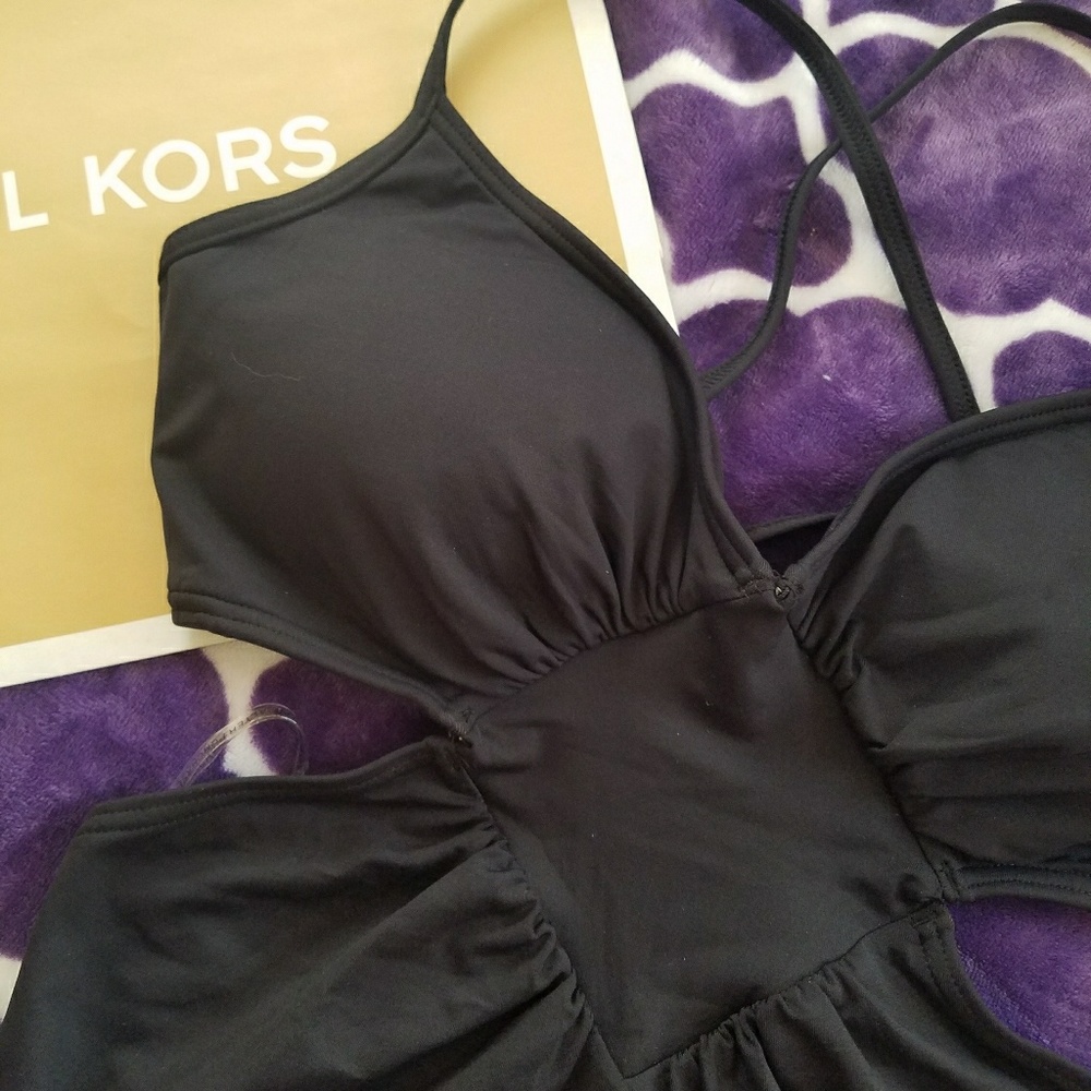•Michael Kors• black cut out one piece swimsuit - Picture 2 of 6